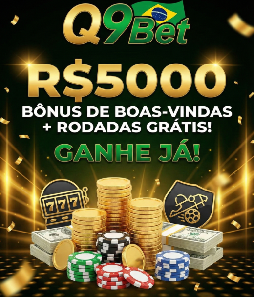 Banner com o formulário de inscrição no Q9Bet Casino